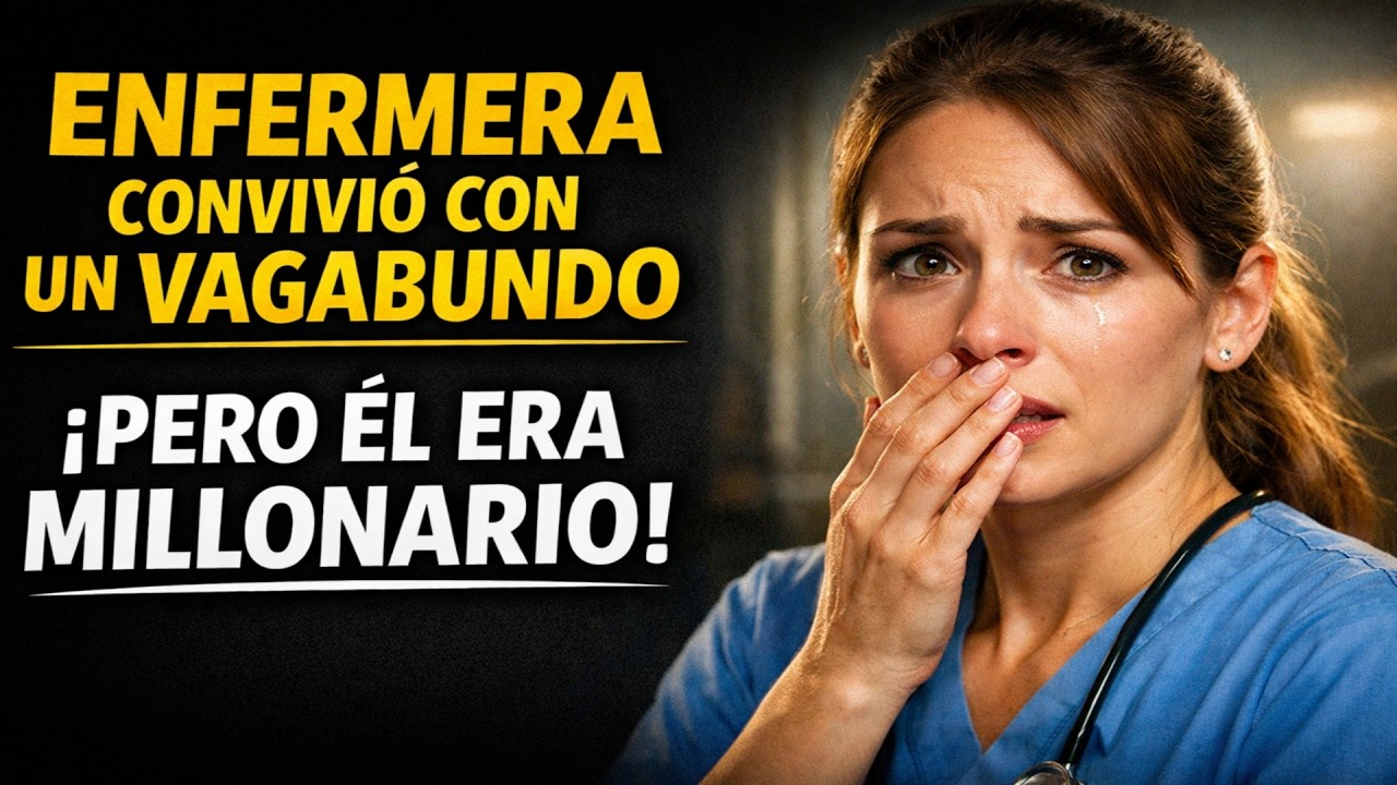 Enfermera acoge a un VAGABUNDO como 'novio de alquiler'. Meses después, su secreto millonario lo CA