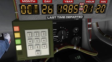 GTA BTTF Mod 0.2g In-Car Effects - Time Circuits, Time Circuit Control Switch & Plutonium Gauges
