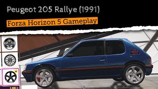 Peugeot 205 1,9 Rallye (1991), 258HP/190kW, Tuning and Testdrive in Forza Horizon 5