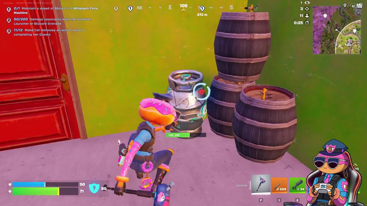 SenPie Plays: Fortnite 206 Back to do more sidequests 