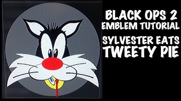 Sylvester eats Tweety Pie emblem tutorial Black ops 2