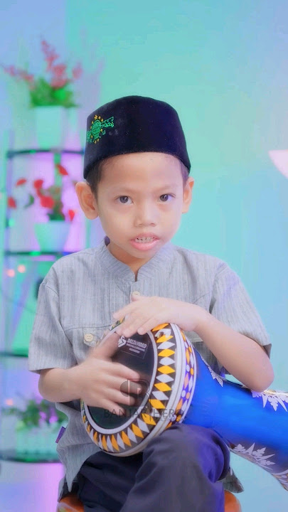 Darbuka Bocil Sambil Menghafal 99 Asmaul Husna