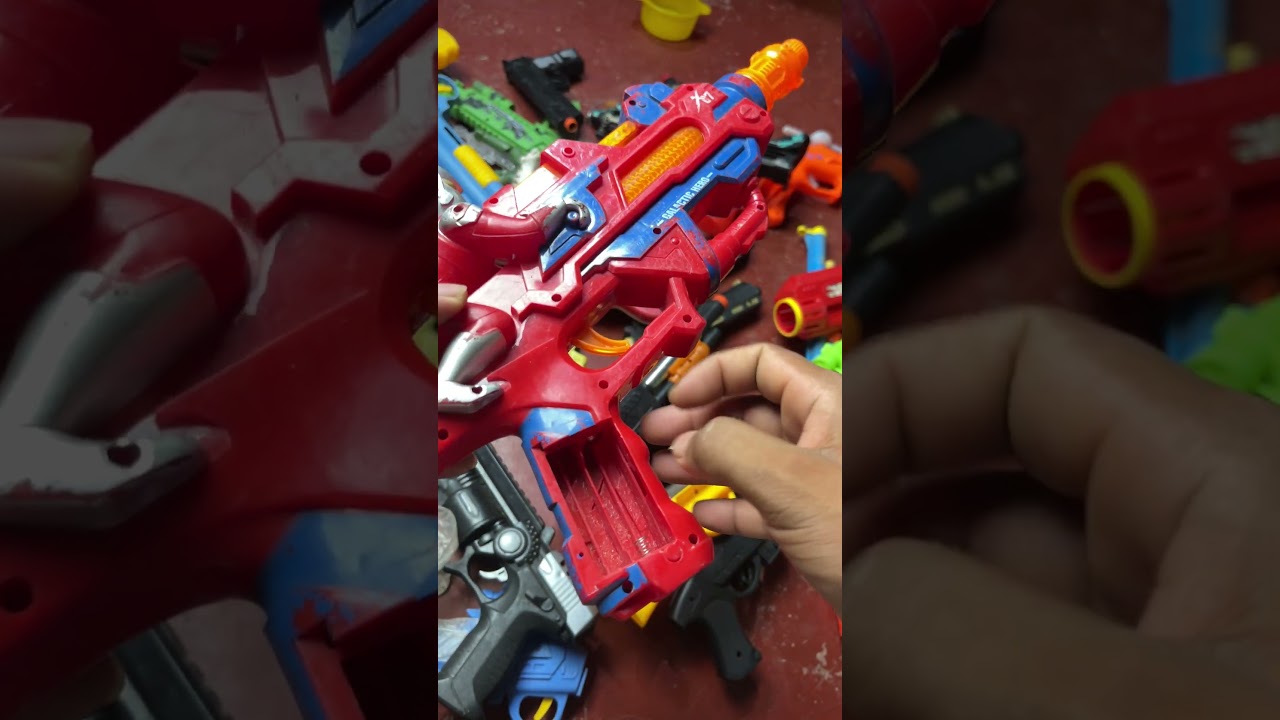 seneper gun  #toys #nerfsniper #nerf #mainan #toyreview #unboxing #satisfying