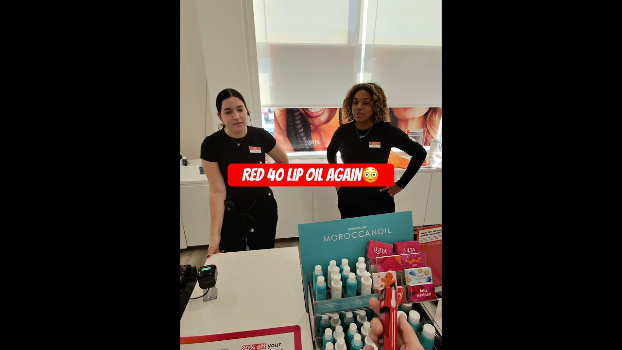 Red 40 Lip Oil… at Ulta Beauty AGAIN 😳 