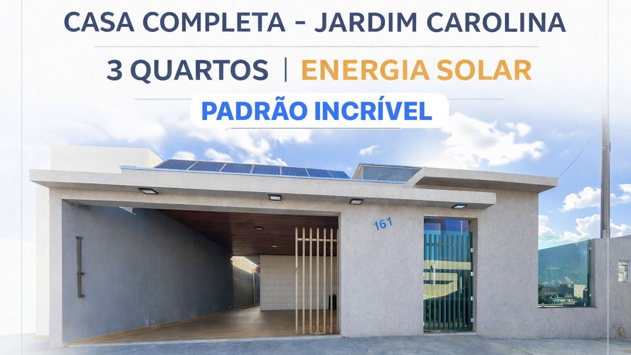 Casa Fantástica Área gourmet 3 Quartos Energia Solar Ibaiti R$ 750 mil