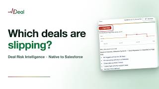 DealPulse — Deal Risk Intelligence (Demo)
