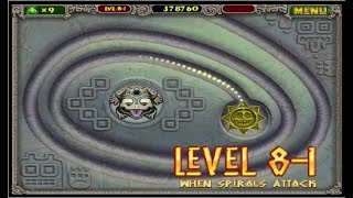 Level 8-1 : WHEN SPIRALS ATTACK | Zuma Deluxe • GamePC
