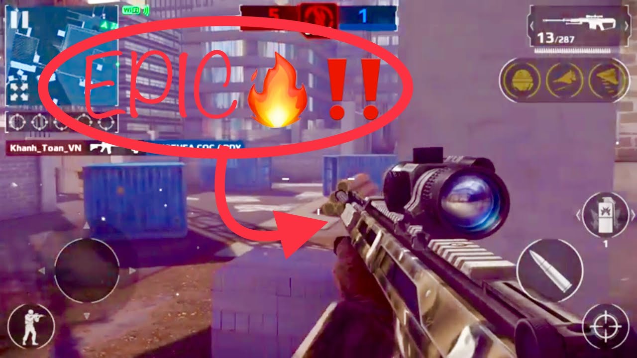 IMP-S SNIPER GAMEPLAY/ Modern Combat 5