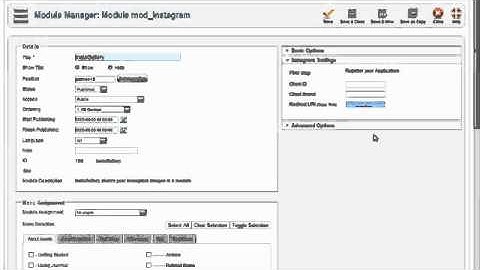 Joomla instaGallery setup