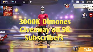 3000K Dimones Giveaway On 5K Subscribers