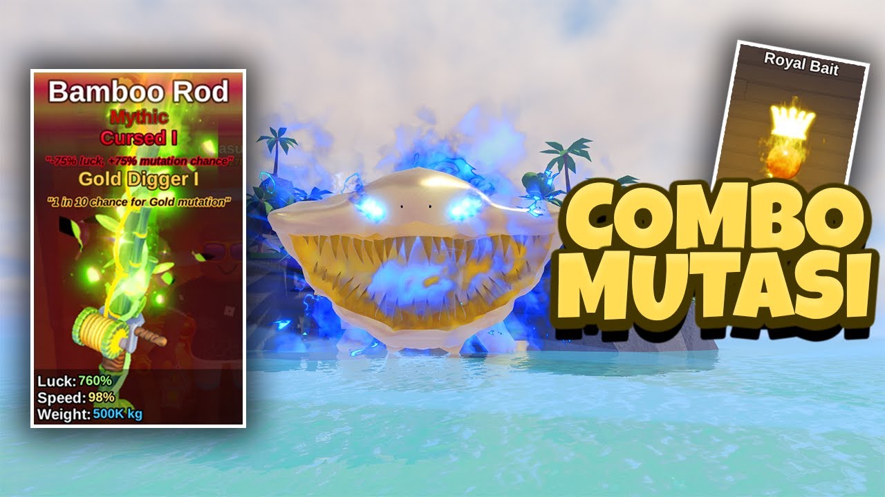 EKSPERIMEN Combo Gold Digger & Royal Bait Dapet El Maja Gold - FISH IT ROBLOX