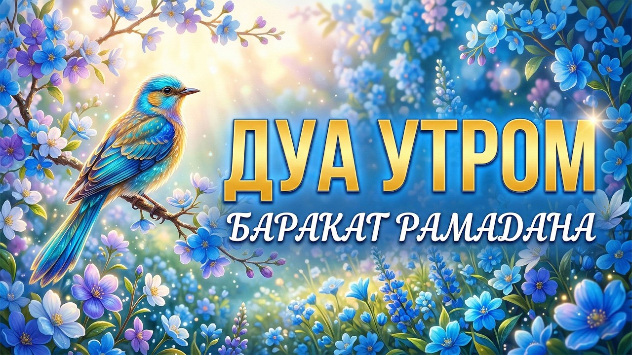 🤲 УТРЕННИЙ БАРАКАТ РАМАДАНА, ДУА УТРОМ 🌙✨