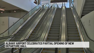 Albany International Airport celebrates partial opening of new departure hall