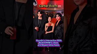 Stray Kids Hyunjins Interaction With Blackpinks Jisoo And Byeon Woo Seok