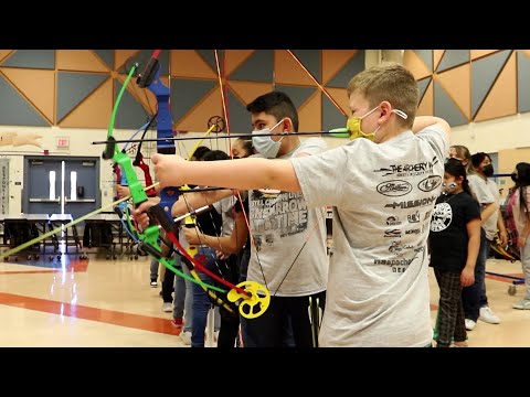 Student Spotlight S1 Ep8 Clip | Archery at C.P. Squires Elementary School