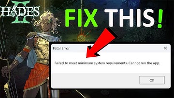 #hades2 | Fix Hades II Fatal Error | Fix Hades 2 Failed To Meet Minimum System Requirements Error