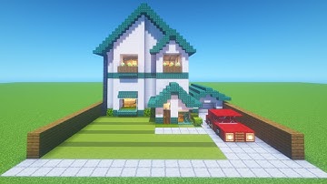 Minecraft Tutorial: How To Make A Modern Suburban House "2021 Tutorial"