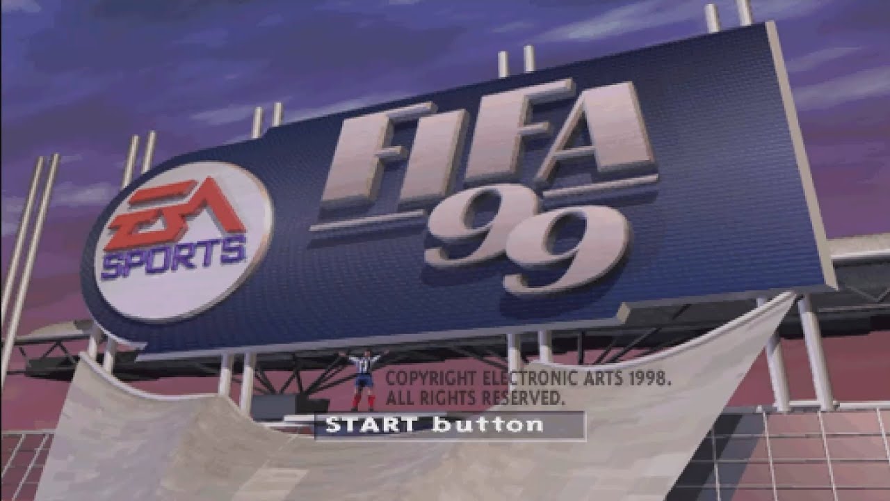 Fifa 99 Gameplay Full HD Manchester United VS Arsenal