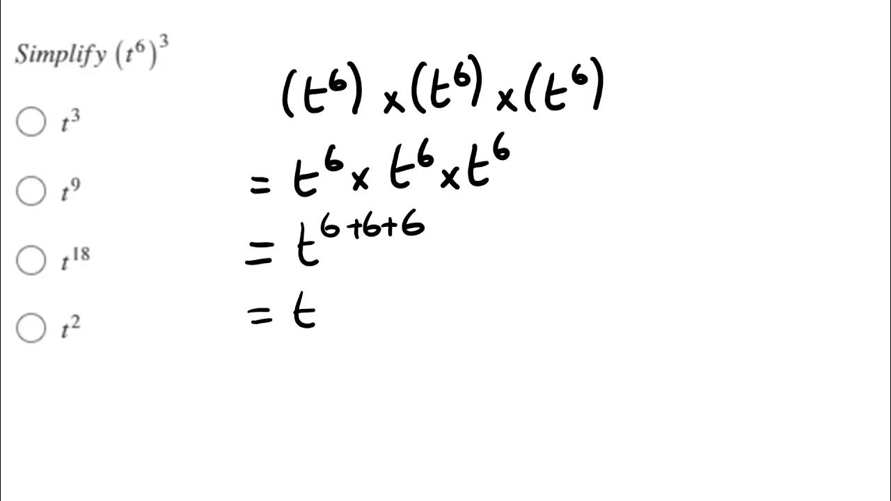 1 06 13 I can simplify indices with brackets YouTube