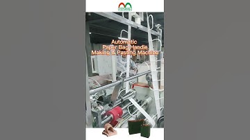 [automatic paper bag handle pasting machine]