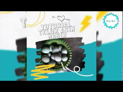 TELOR ASIN MASIR... cara membuat telor asin. #TUTORIAL3 - YouTube