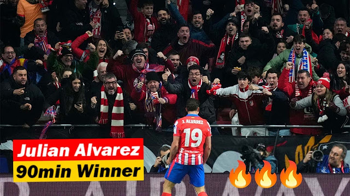 Atletico Madrid Fans Reactions to Julian Alvarez 90' Winning Goal vs Leverkusen