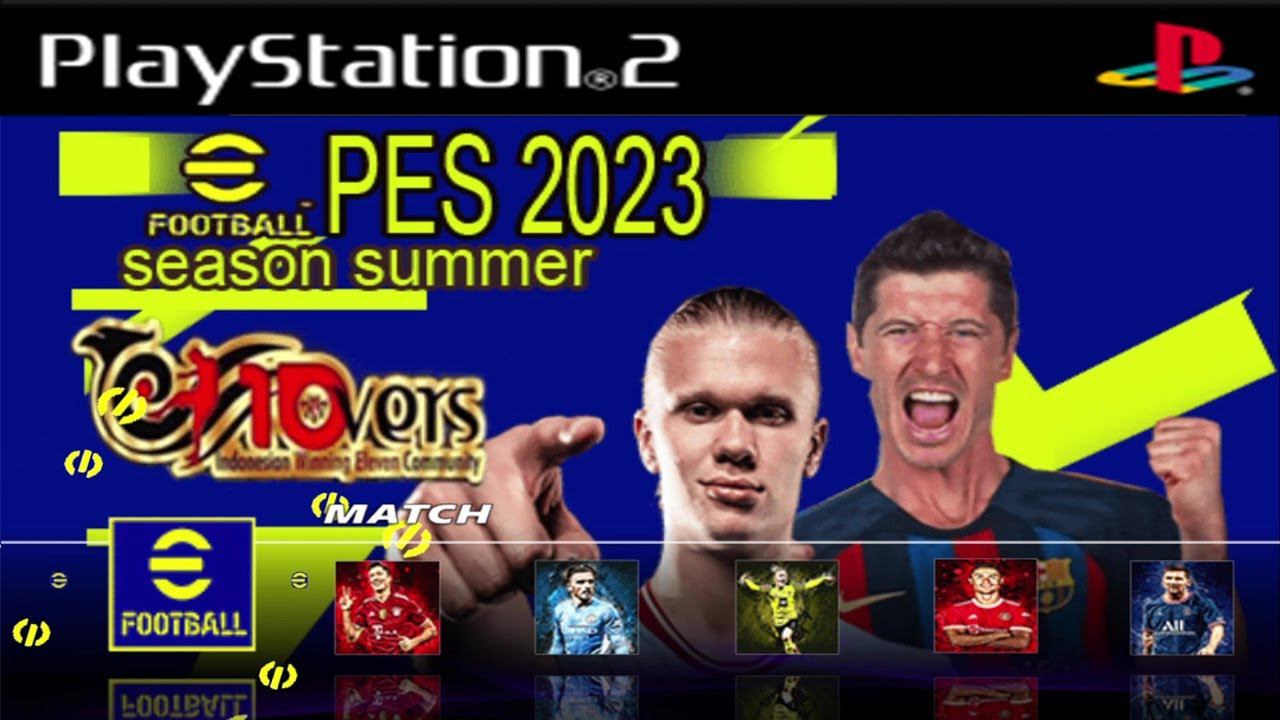 NOVO ! PES 2023 (PS2) VERSÃO JANEIRO 