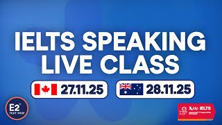 IELTS Speaking - FREE E2 IELTS Live Class!