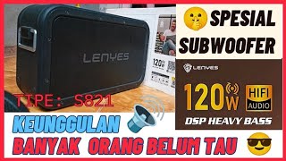 Speaker bluetooth Lenyes S821 Subwoofer? Senggol..