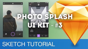 Sketch 3 Design Workflow - Photo Splash UI Kit #03 (iOS) - Sketchapp Tutorial