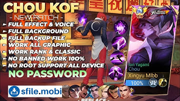 CHOU KOF SCRIPT SKIN- FULL EFFECTS & VOICE (NO PASSWORD)