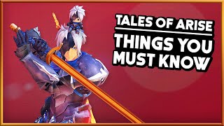 Tales of Arise | 17 ADVANCED GAMEPLAY TIPS
