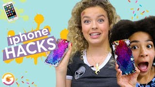 New iPhone Hacks 2018  DIY Mermaid Case, DIY Earbud Holder | GoldieBlox