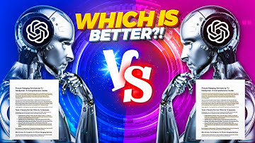 GPT 3.5 16K Vs GPT 4 - Blog Post Quality Compared (Surprising Results 🤯)