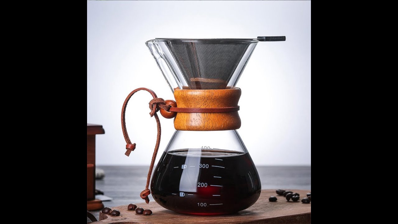 filter glass coffee maker YouTube