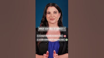 I Look Forward to SEEING You? (Fix This Grammar Mistake! )