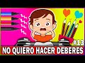 NO QUIERO HACER LOS DEBERES | Cuento Para Niños.