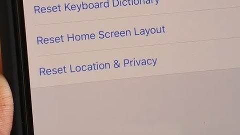 iPhone 11 Pro: How to Reset Location & Privacy