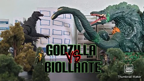 Godzilla VS Biollante | epicbattle stopmotion!