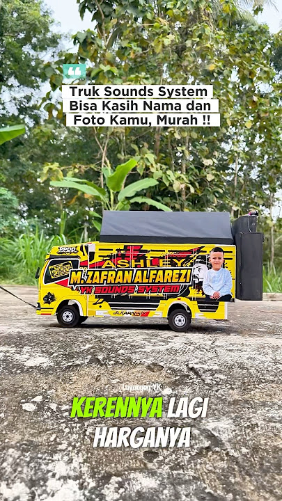 Miniatur Truk Oleng Sounds System Horeg Viral #trukoleng