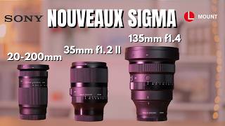 Trois Nouveaux Objectifs Sigma 20-200Mm, 35Mm F1.2 Ii Et 135Mm F1.4