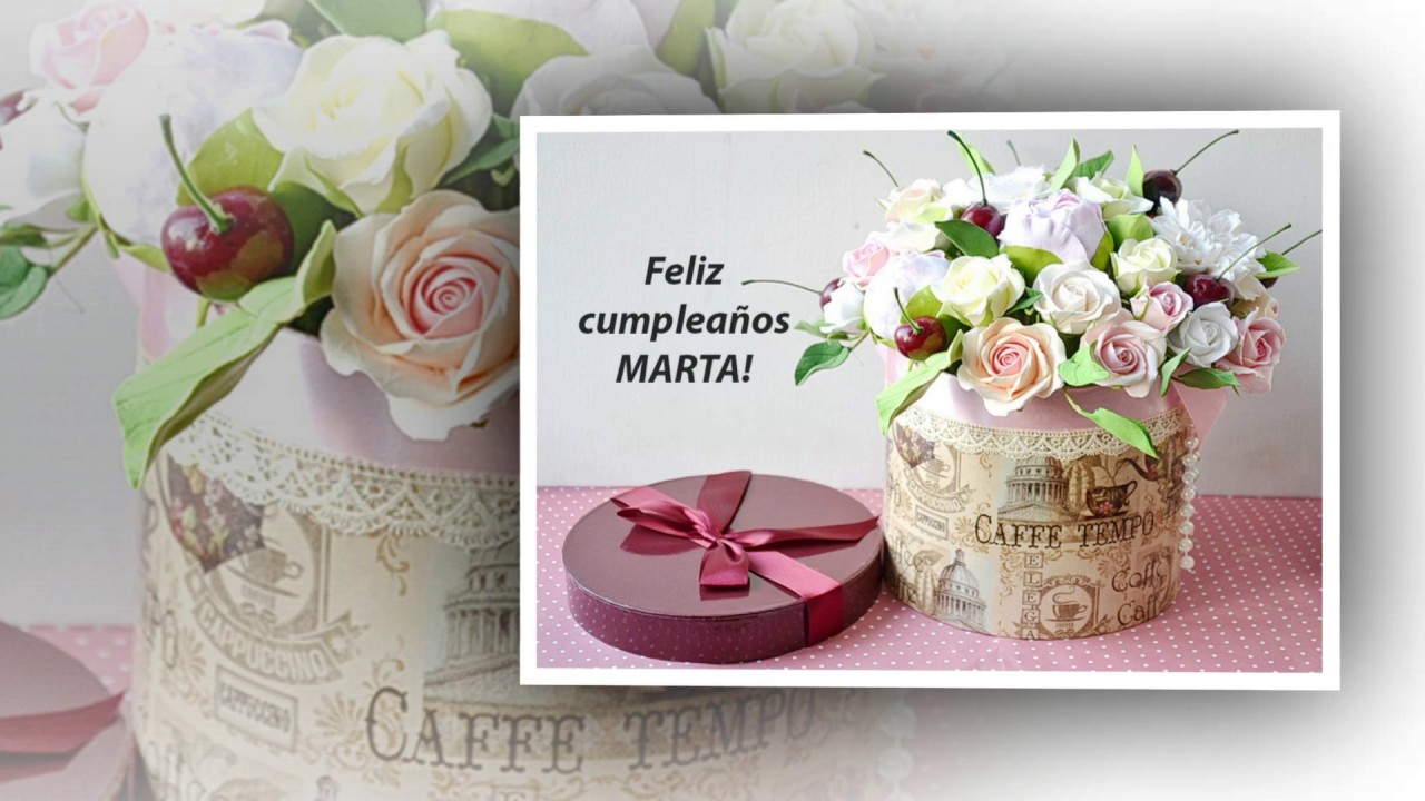 Feliz Cumpleaños Marta feliz cumpleaños hermana