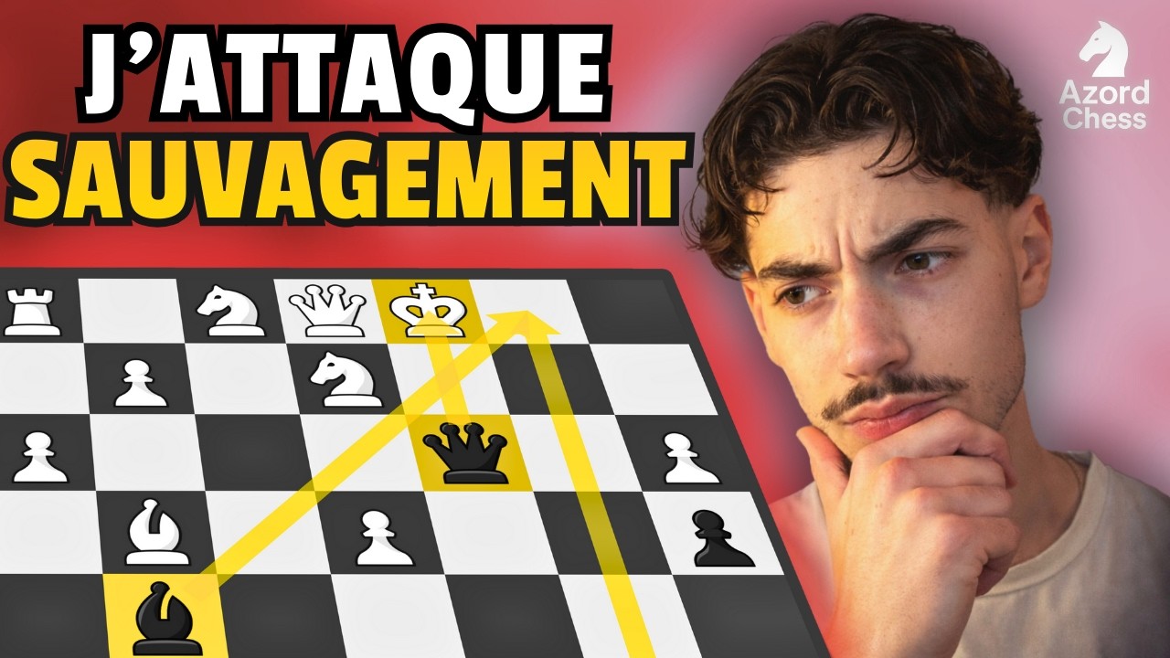 Comment GAGNER à 1350 Elo en jouant ULTRA AGRESSIF (Speedrun)