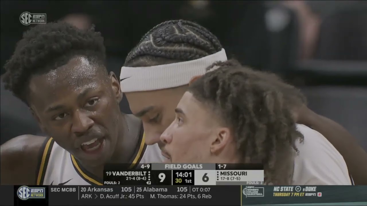 GAME 26: Vanderbilt (21-4) vs Missouri (17-8) | 2-18-2026 | NCAA Men's Basketball