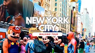 New York City Virtual Walking Tour 2023 - Manhattan 4K NYC Walk - Grand Central to Times Square
