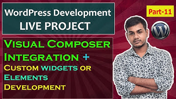 Part-11 Visual Composer integration + Custom Elements or Widgets Development in WordPress Theme