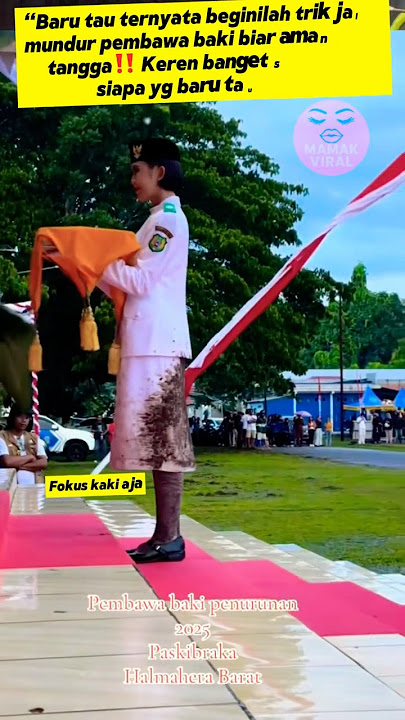 The trick of the flag bearer walking backwards has just been revealed‼️ #viralnews #artistnews