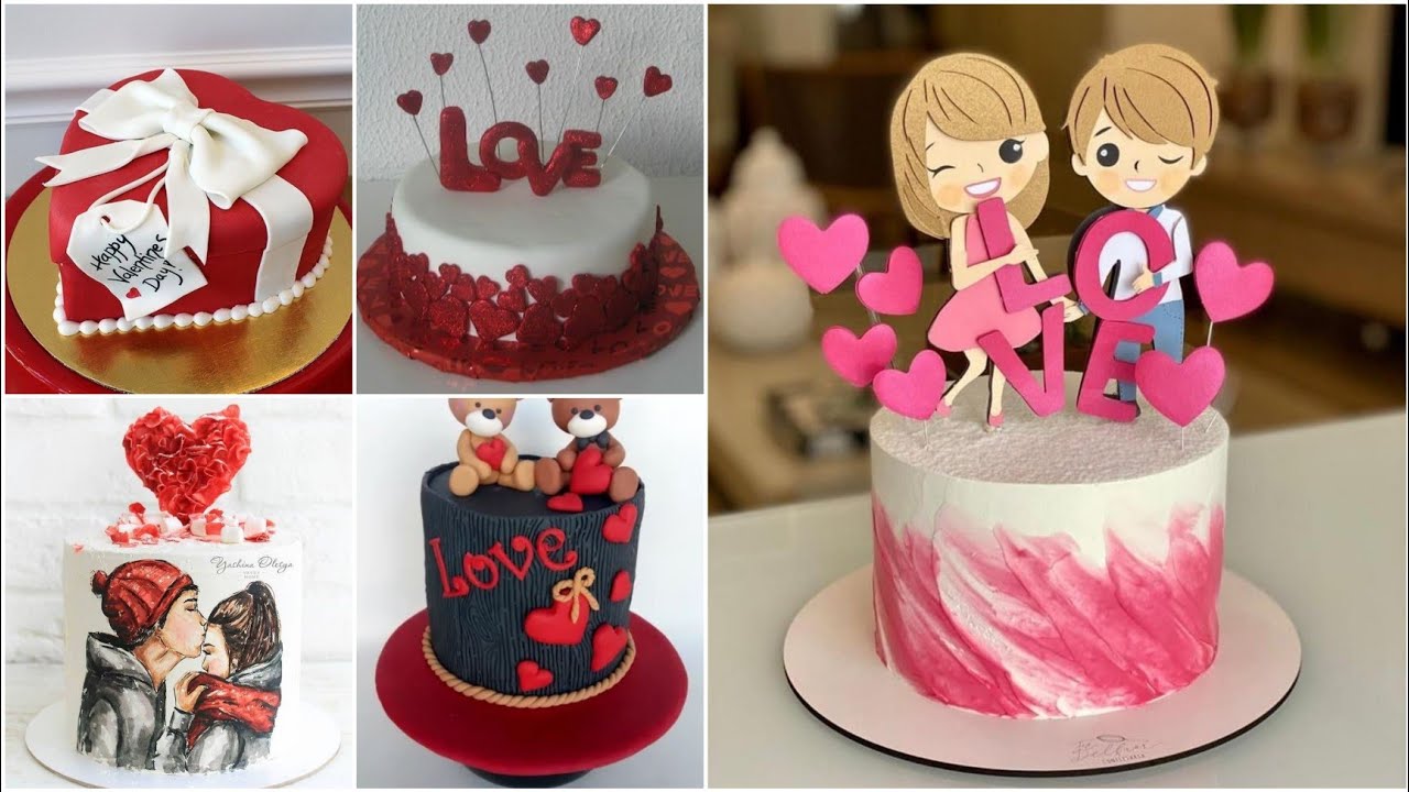 Beautiful cake design for your love one||Love cake ideas for ...