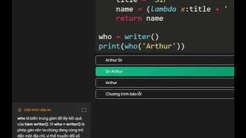 70% trả lời sai câu này