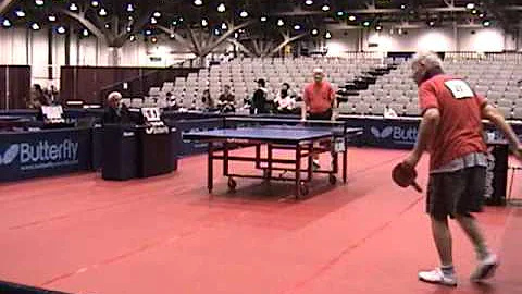 Over 80 Men's Singles Table Tennis Final - George ...